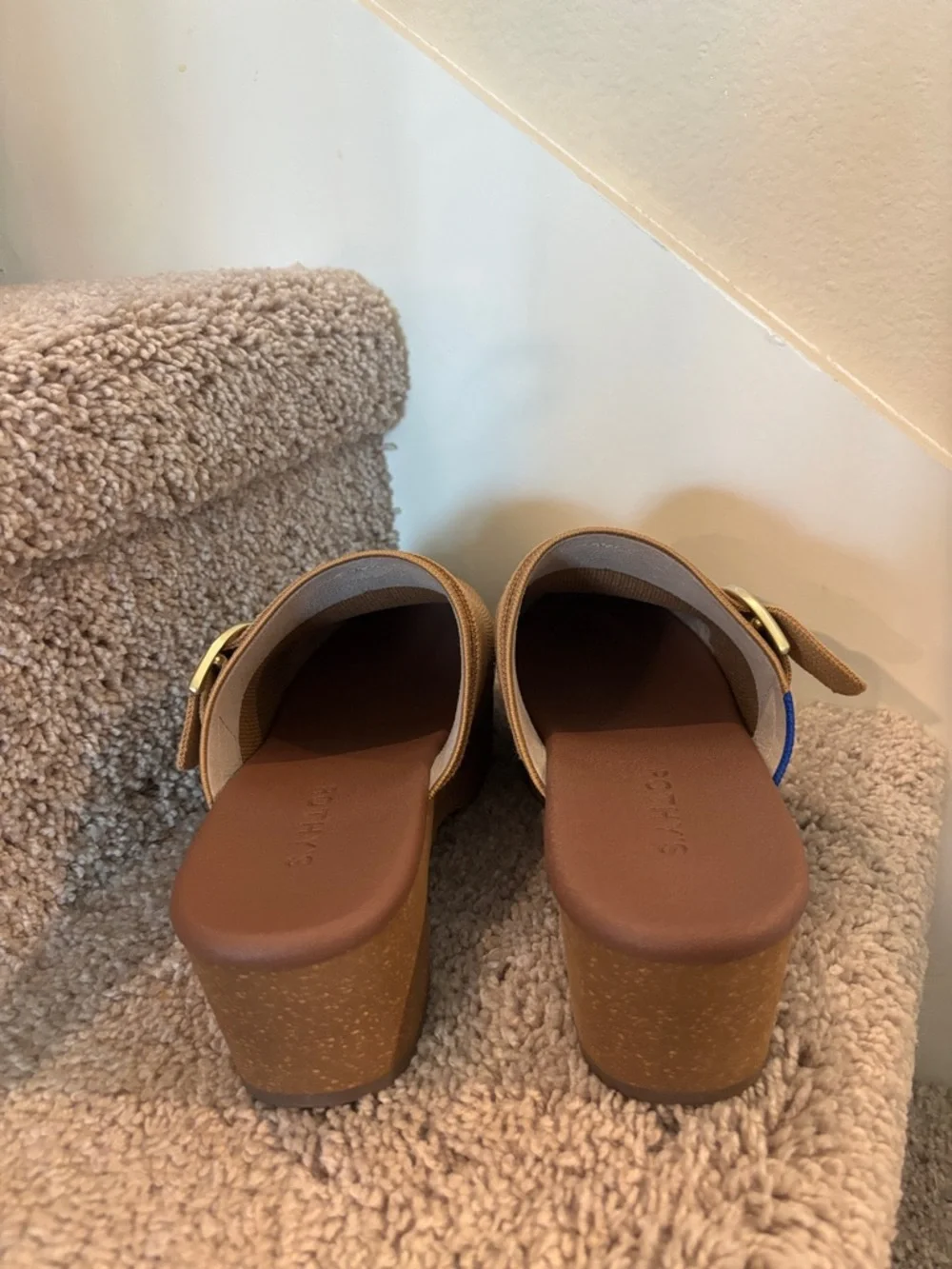 Rothy's The Classic Buckle Clog - Butternut women's Size 10 - Picture 6 of 8